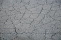 Background of cracked soil of a drained pond