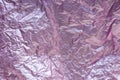 Background of crumpled pink paper