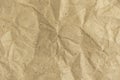 Background of crumpled wrapping paper. Rumpled paper texture Royalty Free Stock Photo