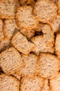 Background of crunchy biscuits