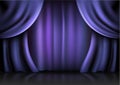 Background curtain stage.