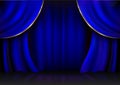 Background curtain stage.