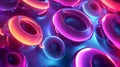 Background with 3d abstract glow shapes Royalty Free Stock Photo