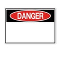 Background Danger Blank Symbol Sign,Vector Illustration, Isolate On White Background Icon. EPS10