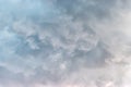 Background of dark clouds before a thunder-storm Royalty Free Stock Photo