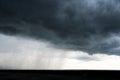 Background of dark clouds before thunder-storm in the evening Royalty Free Stock Photo