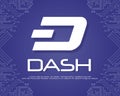 Background dash blockchain style collection