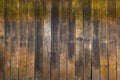 Background of decay wood on old cottage wall surface