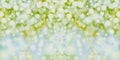 Soft blurred sweet green bokeh nature abstract background. Royalty Free Stock Photo