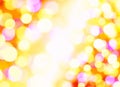 Background of defocused lights