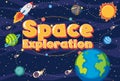 Background design with word space exploration