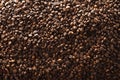 Background detail with a pile of roasted coffee beans Royalty Free Stock Photo