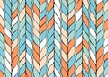 Background with diagonal braids. Endless stylish texture