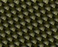 Green squares like fiber carbone relief Royalty Free Stock Photo