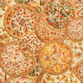 Background of pizza. Pizza abstract texture background