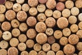 Background from different wine corks Royalty Free Stock Photo