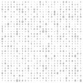 Background With Digits On Screen. binary code zero one matrix white background. banner, pattern, wallpaper. Abstract Royalty Free Stock Photo