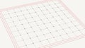 A background with a dot grid and subtle red border lines. vector design Generative AI Royalty Free Stock Photo