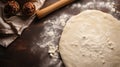 background dough pizza food wooden