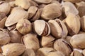 Background of dried pistachios close up Royalty Free Stock Photo