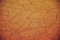 Background of drought-cracked land in the desert Royalty Free Stock Photo