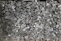 Background of dry chopped firewood logs in a pile Royalty Free Stock Photo