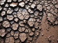 Background of dry cracked soil dirt or earth during drought Royalty Free Stock Photo