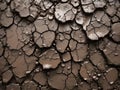 Background of dry cracked soil dirt or earth during drought Royalty Free Stock Photo