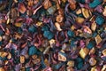 Background of dry plum tea