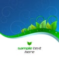 Background with ecological theme