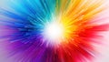 Design backdrop light rainbow pattern abstract colorful background wallpaper background burst explosion Royalty Free Stock Photo