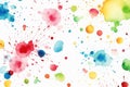 Paint splash ink abstract pattern background design seamless watercolor texture art colorful Royalty Free Stock Photo