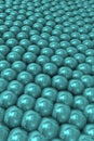 Background with emerald tight pearls