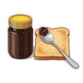 Background emphasizing the simplicity and focus on the breakfast Royalty Free Stock Photo