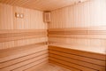 background of empty sauna room
