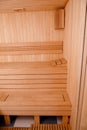 background of empty sauna room