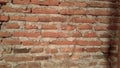 background with exposed red brick motif