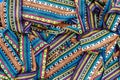 Background fabric scraps Thailand Royalty Free Stock Photo