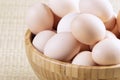 A background of farm fresh brown eggs Royalty Free Stock Photo