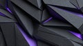 The background features a vibrant purple abstract geometric low poly pattern with striking triangular facets and Royalty Free Stock Photo