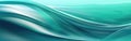 Blue and Green Wavy Lines Background Royalty Free Stock Photo