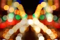 Background. Festive abstract background with bokeh defocused lights