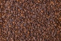 Background filled with coffee beans