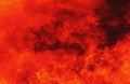 Background of fire as a symbol of hell and inferno Royalty Free Stock Photo