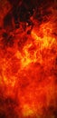 Background of fire as a symbol of hell and inferno Royalty Free Stock Photo