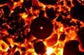 Background of fire stones. Royalty Free Stock Photo