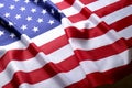 Background flag of the United States of America for national federal holidays celebration and mourning remembrance day. USA symbol Royalty Free Stock Photo