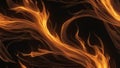 background with flames on a black canvas fire flames background A yellow and orange flame