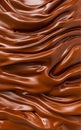 Background from flowing shiny chocolate waves for your design Royalty Free Stock Photo