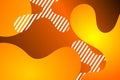 Background fluid shapes with dark orange and dark yellow colors Royalty Free Stock Photo